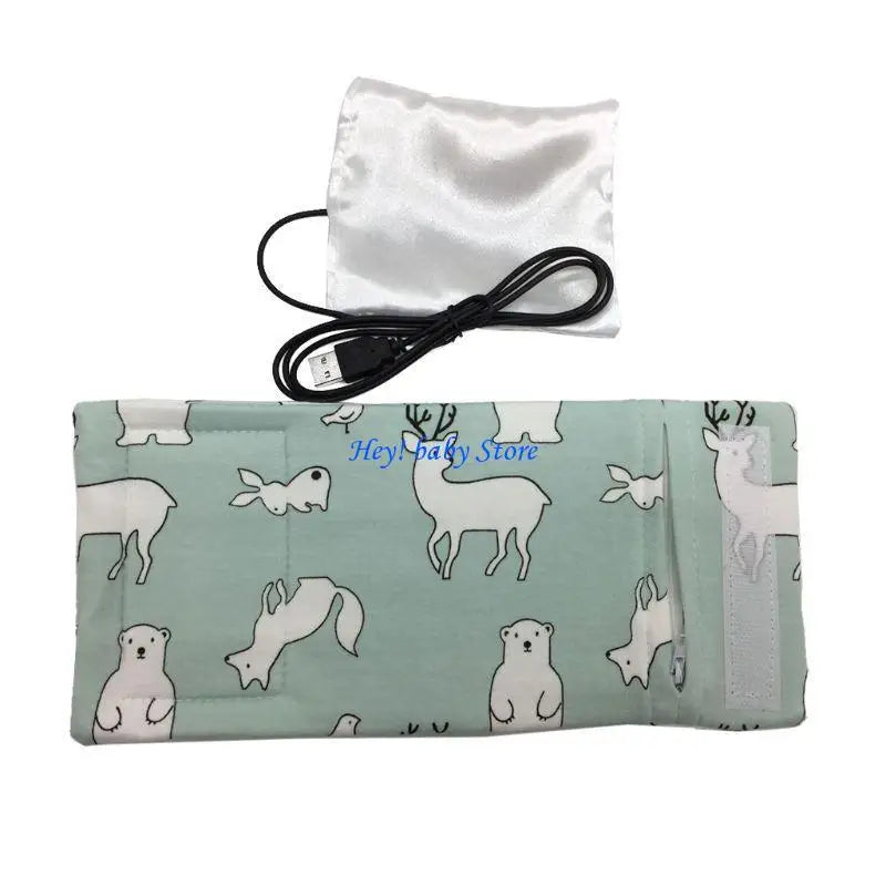 Portable USB Baby Bottle Warmer Bag for Breastmilk & Formula