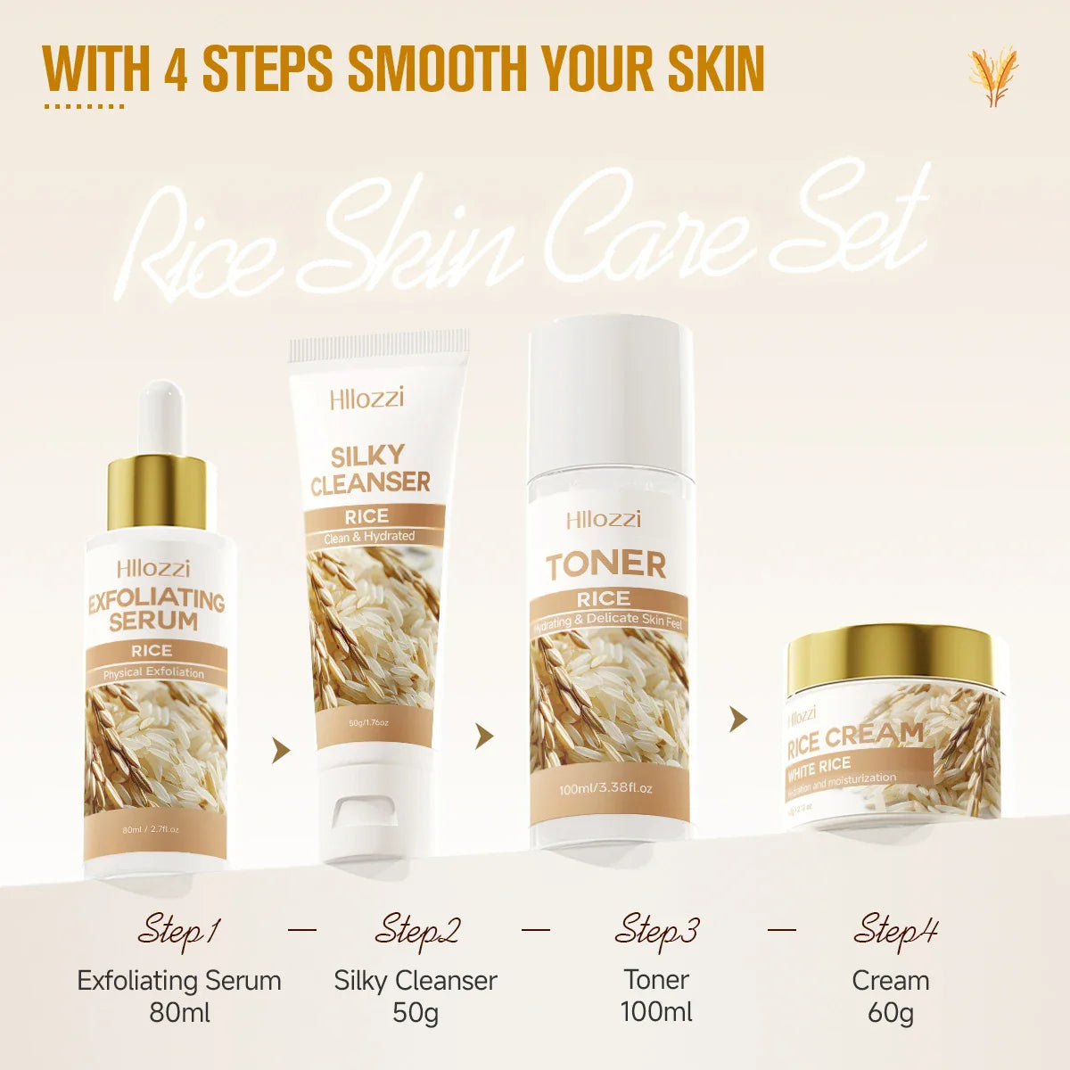 Rice Extract Brightening & Moisturizing Face Cream 290ml