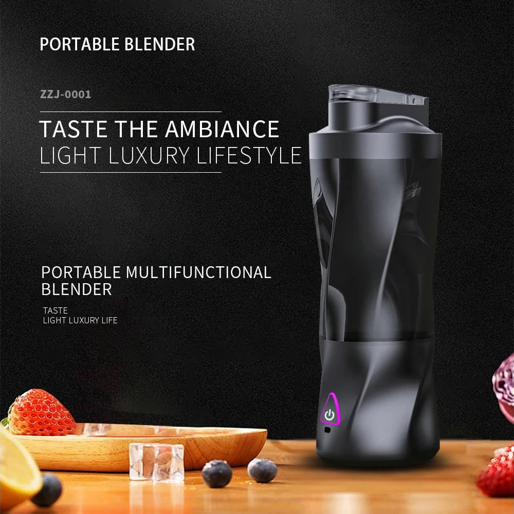 HOMEFISH 700ml Portable USB Blender – Smoothie & Shake Cup