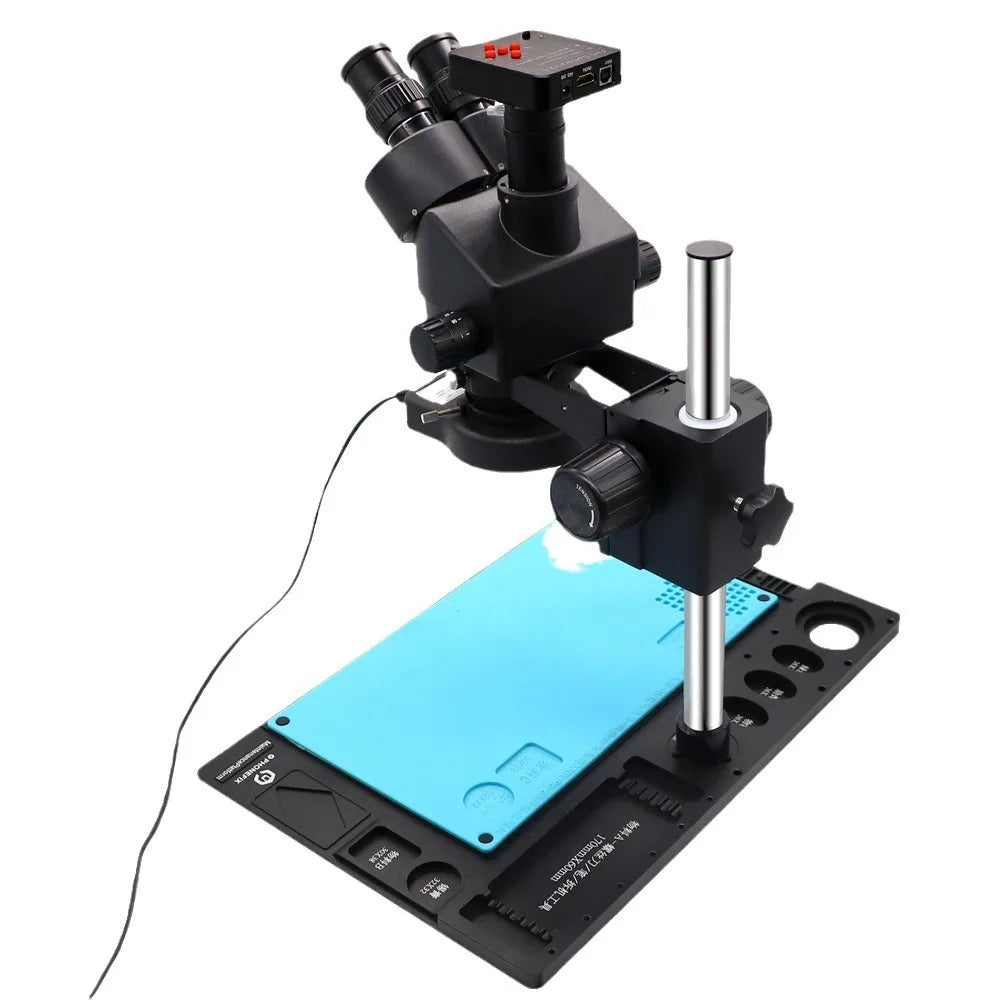 3.5X-90X Microscope, Mobile Phone Maintenance Microscope, Industrial Inspection Stereo Microscope Peaceful Pleasures Health and Wellness