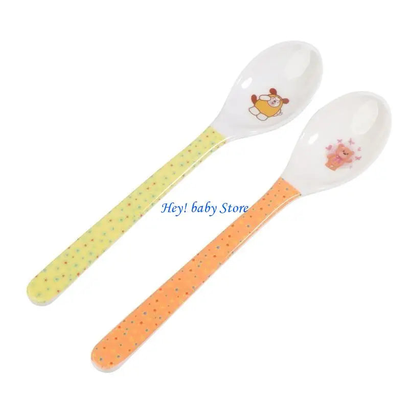Cartoon Baby Feeding Spoon 0–1 Year | Safe BPA-Free Flatware