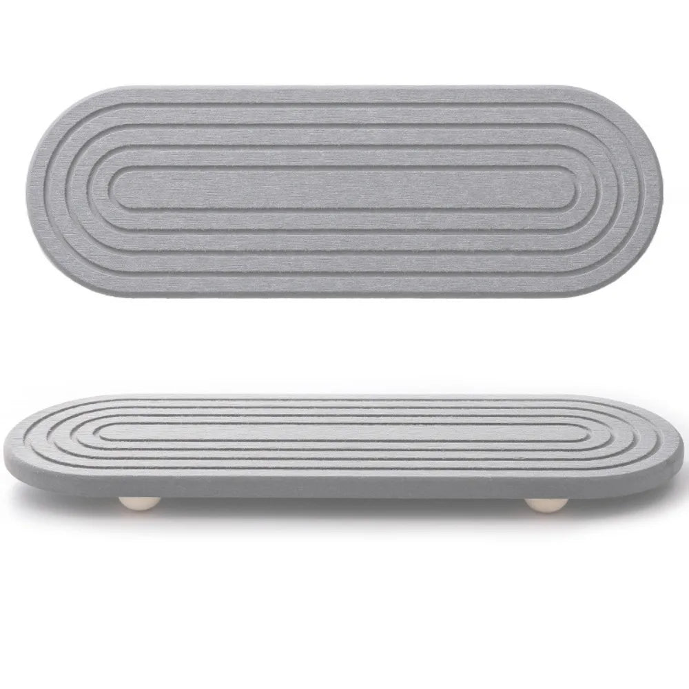 Diatom Mud Sink Tray – Quick-Dry Non-Slip Draining Board