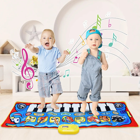 Cartoon Musical Mat Keyboard Piano Play Instruments Sounds Peaceful Pleasures Health and Wellness