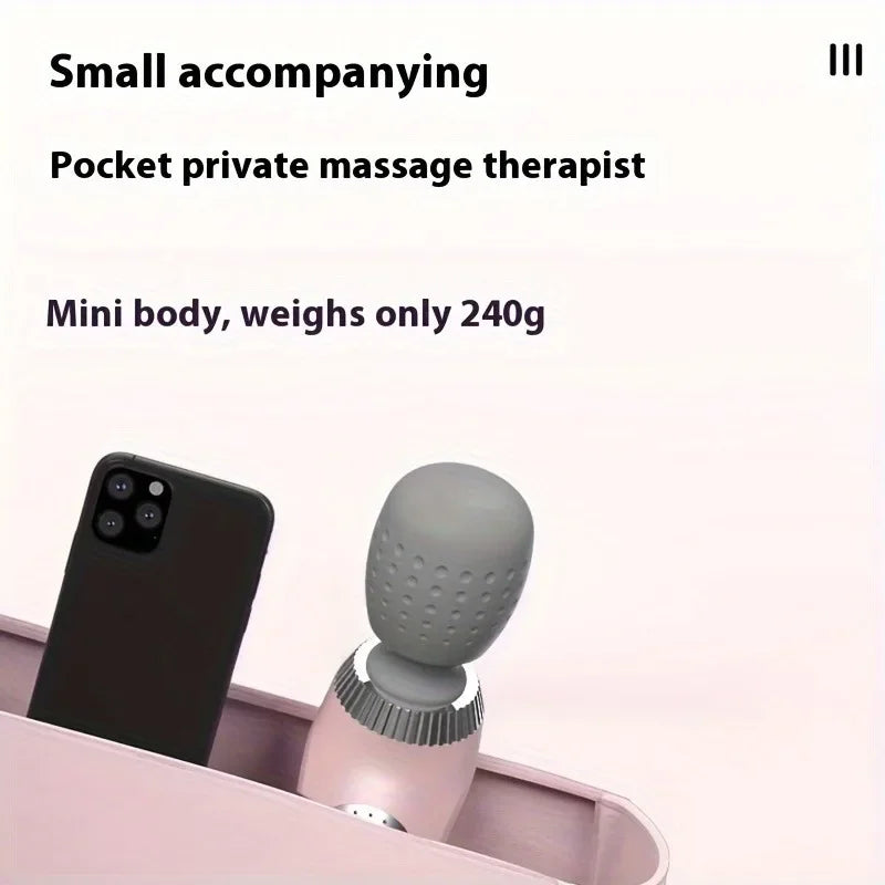New Portable handheld massager USB rechargeable multifunctional full body massage gun relax neck back legs and waist masajeador Peaceful Pleasures Health and Wellness