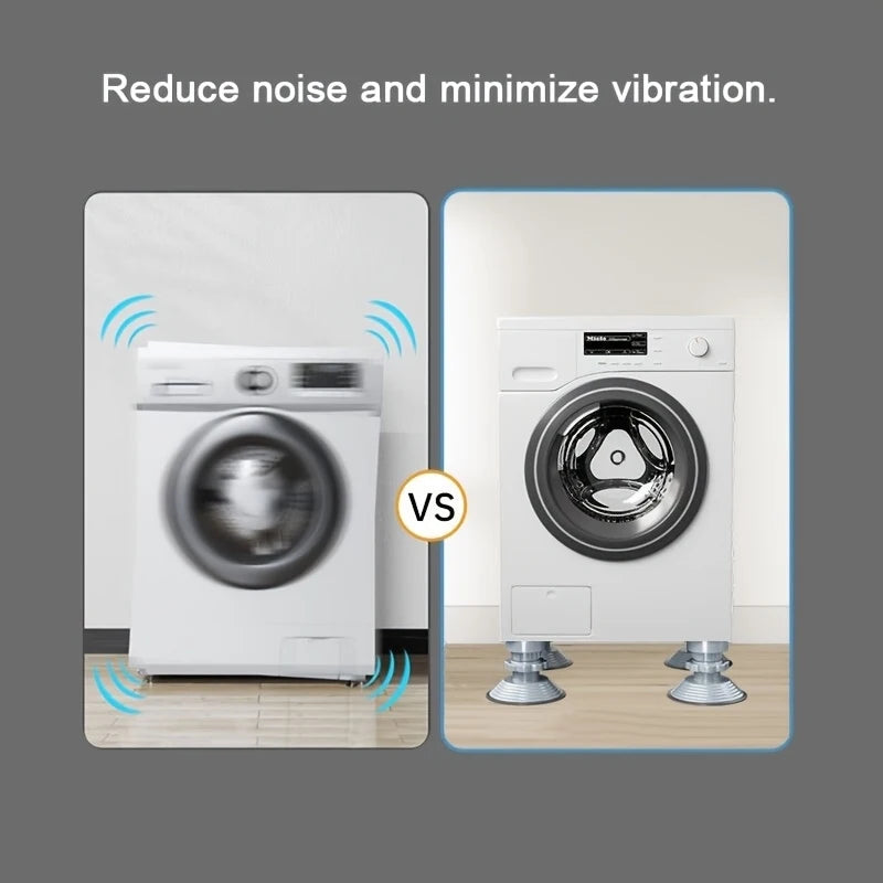 Anti-Vibration Washing Machine Pads | Adjustable Non-Slip Base