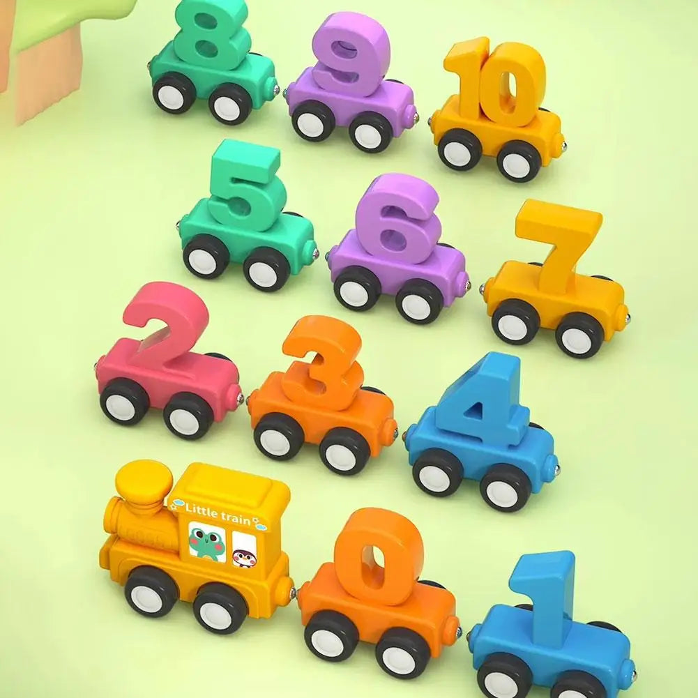 Magnetic Number Train Set | Educational Counting Toy Ages 1–4 Educational Train Toy Peaceful Pleasures Health and Wellness