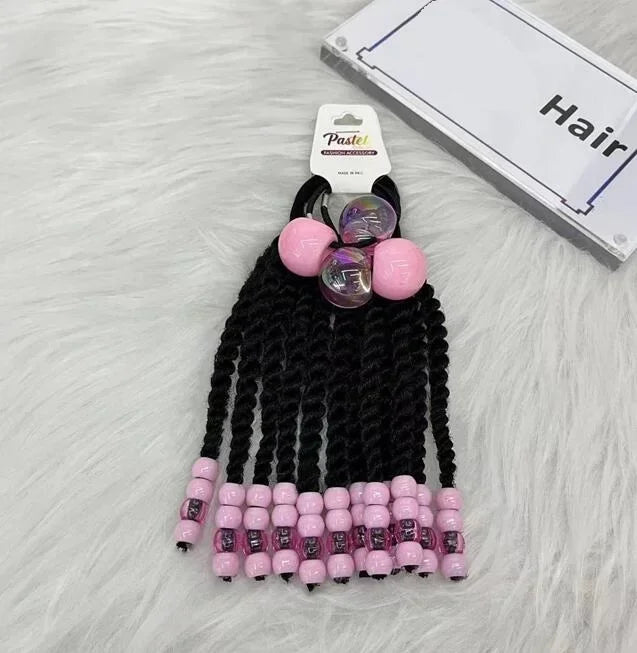 Girls Glow in the Dark Glitter Hair Bow Ponytail Accessories