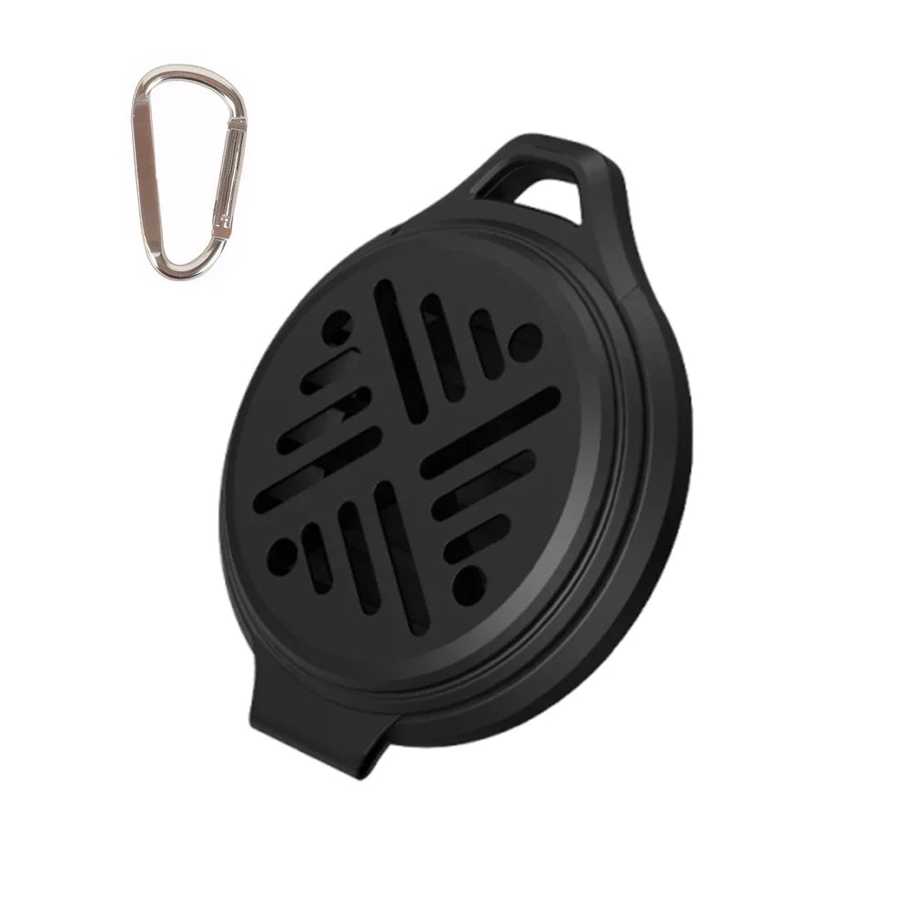 Silicone Mosquito Coil Holder – Portable Burner for Camping Peaceful Pleasures Health and Wellness Black United States