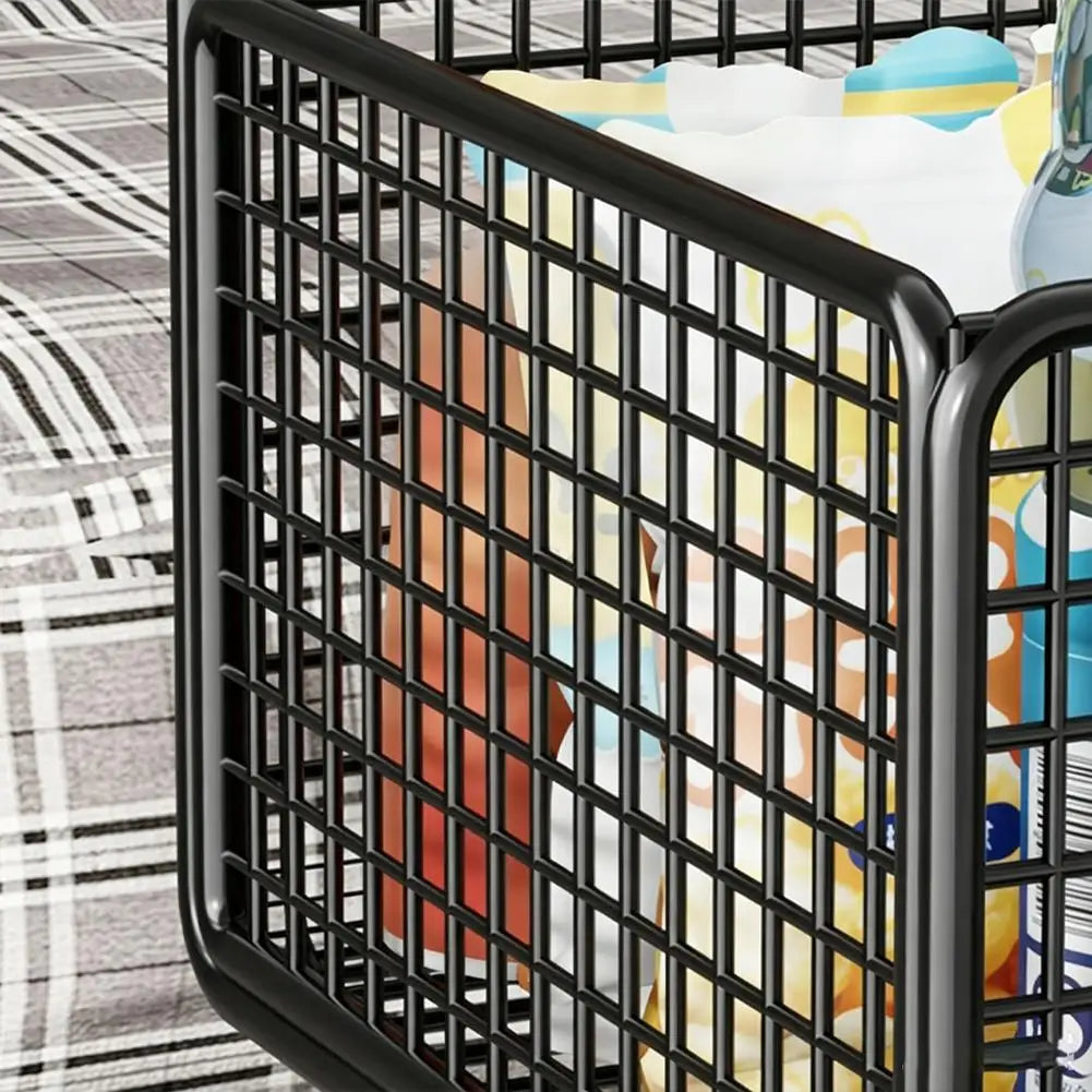 1Pcs Storage Rack Contemporary Mesh Bedside Hanging Basket No Drill Multipurpose Organizer Snack Book Phone Storage Space-Saving Peaceful Pleasures Health and Wellness