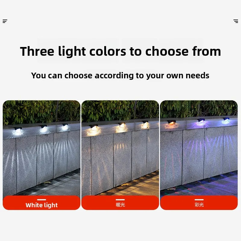 Solar Pathway Lights Waterproof LED In-Ground Garden & Stairs