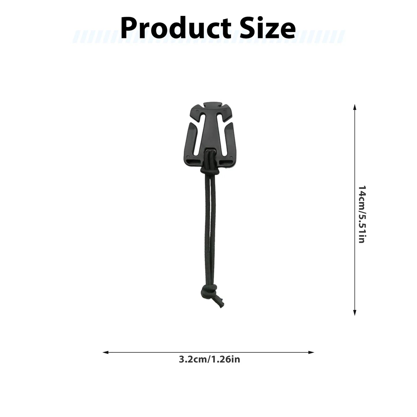 Adjustable Elastic Cord Lock Straps Multi-Purpose Adjustable Straps with Cord Lock for Sports Gear and Luggage Peaceful Pleasures Health and Wellness
