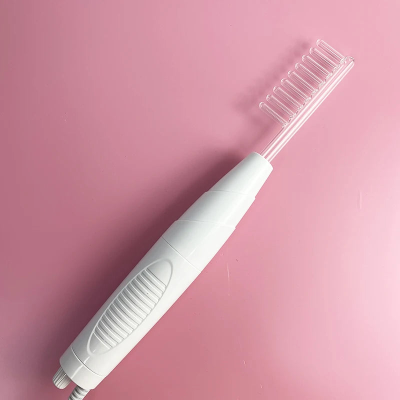 Hot Selling 30W High Frequency Facial Treatment Machine Unleashing the Power of 7-Tube Enhanced Derma Wand Electrotherapy Peaceful Pleasures Health and Wellness