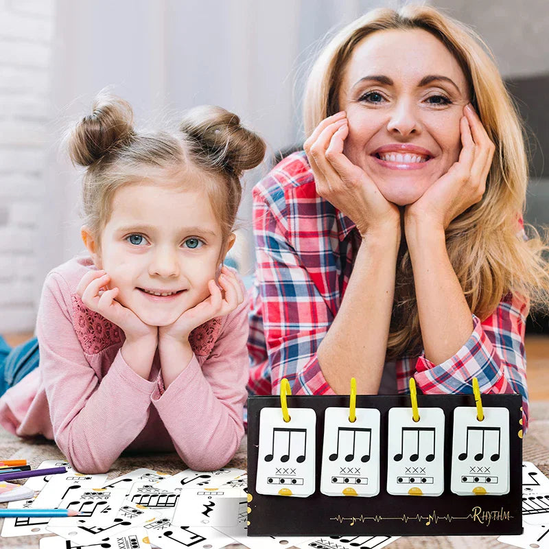 72-Piece Music Flashcards – Notes, Rhythm & Instruments