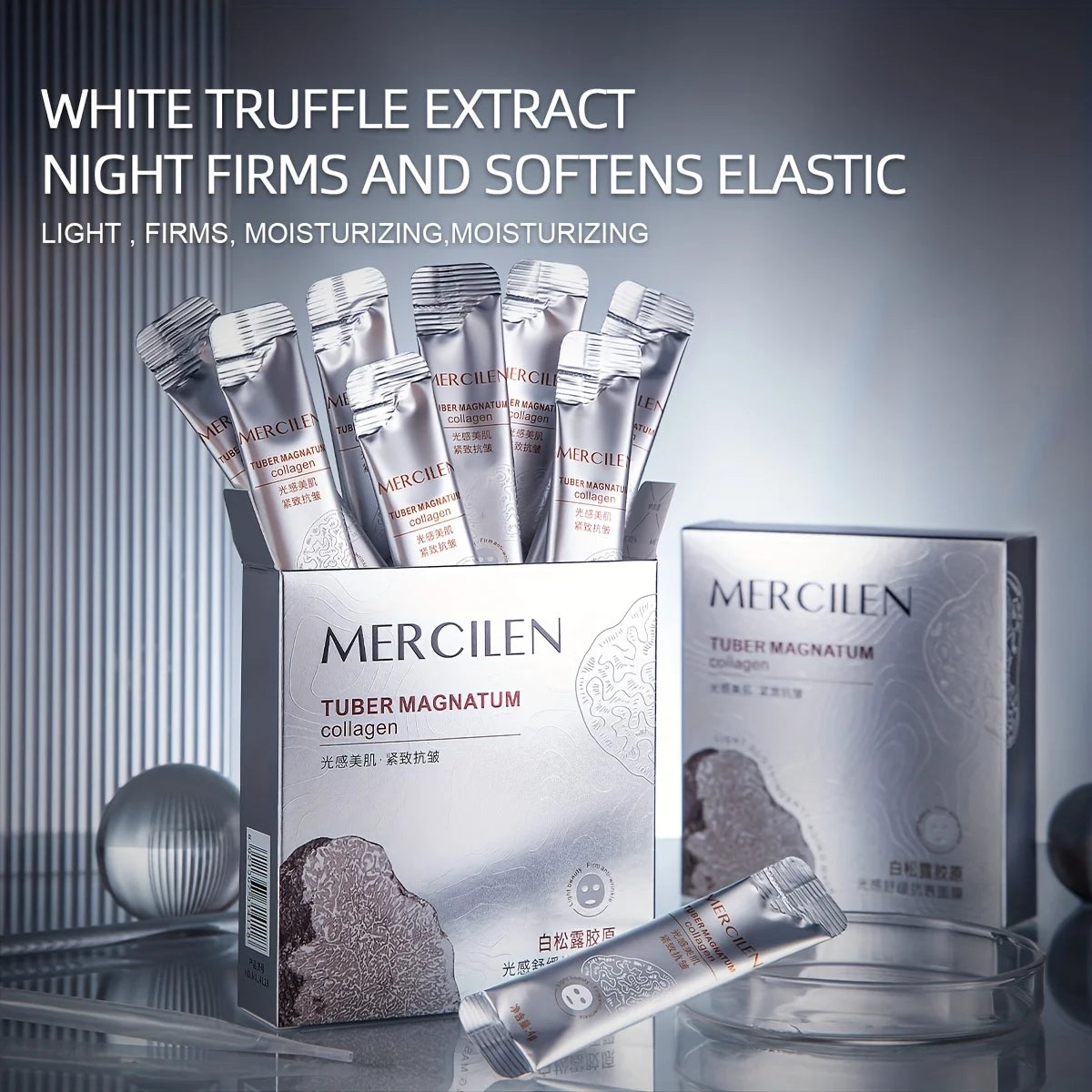 20-Pack White Truffle Sleeping Face Mask | Anti-Aging Hydrating