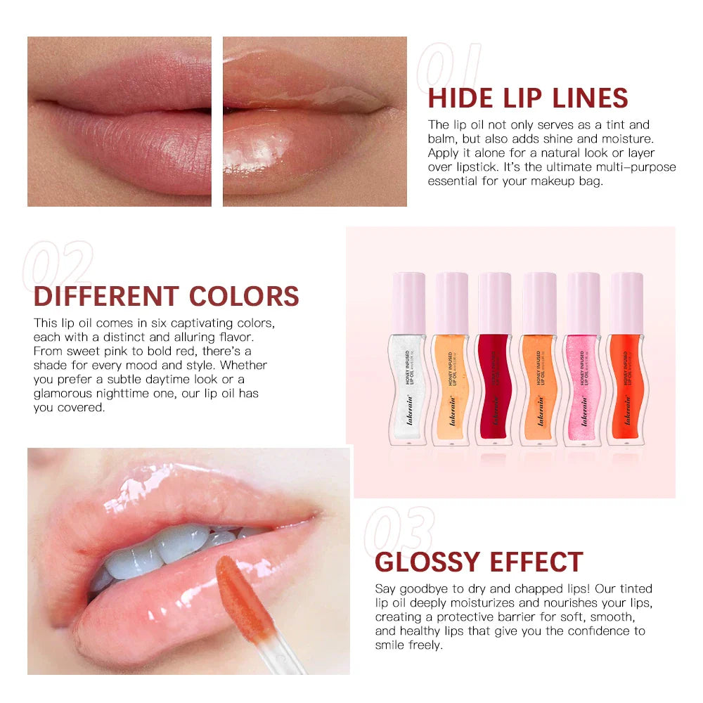 Lakerain Honey Lip Oil – Moisturizing Tinted Gloss | 4ml