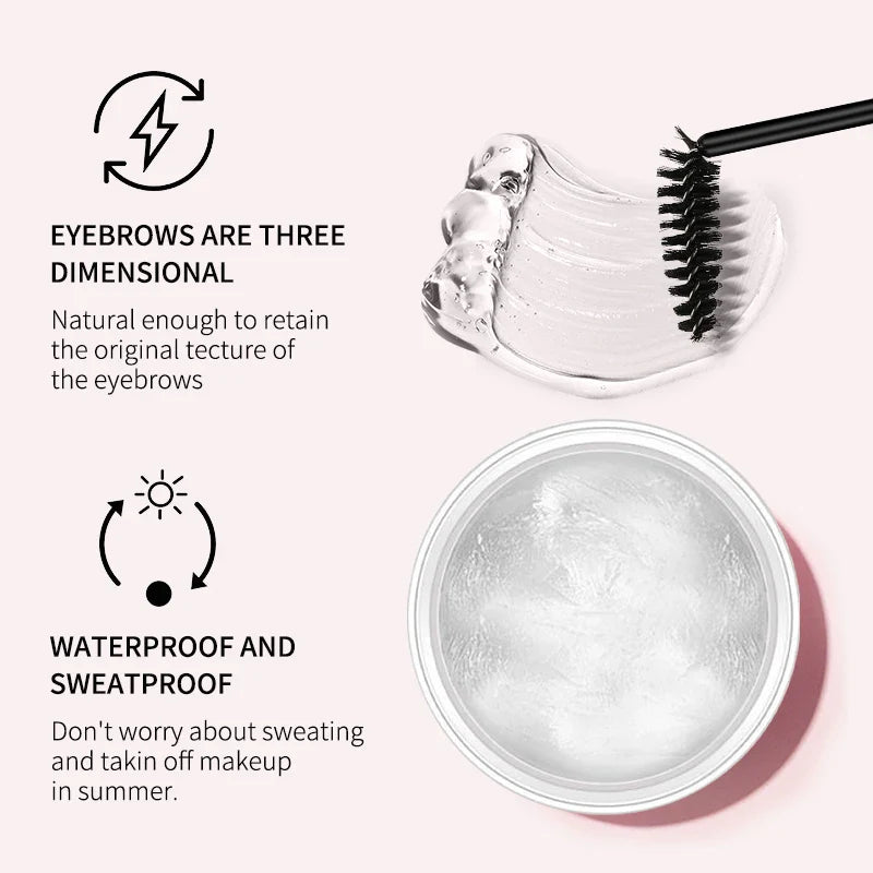 O'CHEAL 3D Feathery Brow Wax Gel – Waterproof Eyebrow Sculpt