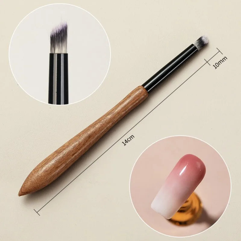 Sandalwood Nail Art Liner Brush – UV Gel Stripe & Detail Pen