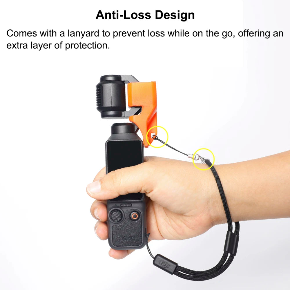 Gimbal Lock Clip For DJI Pocket 4 1:1 Mold Precision Fit Anti Shake Anti Loss Lanyard Ultra Light Four Color Options Available Peaceful Pleasures Health and Wellness
