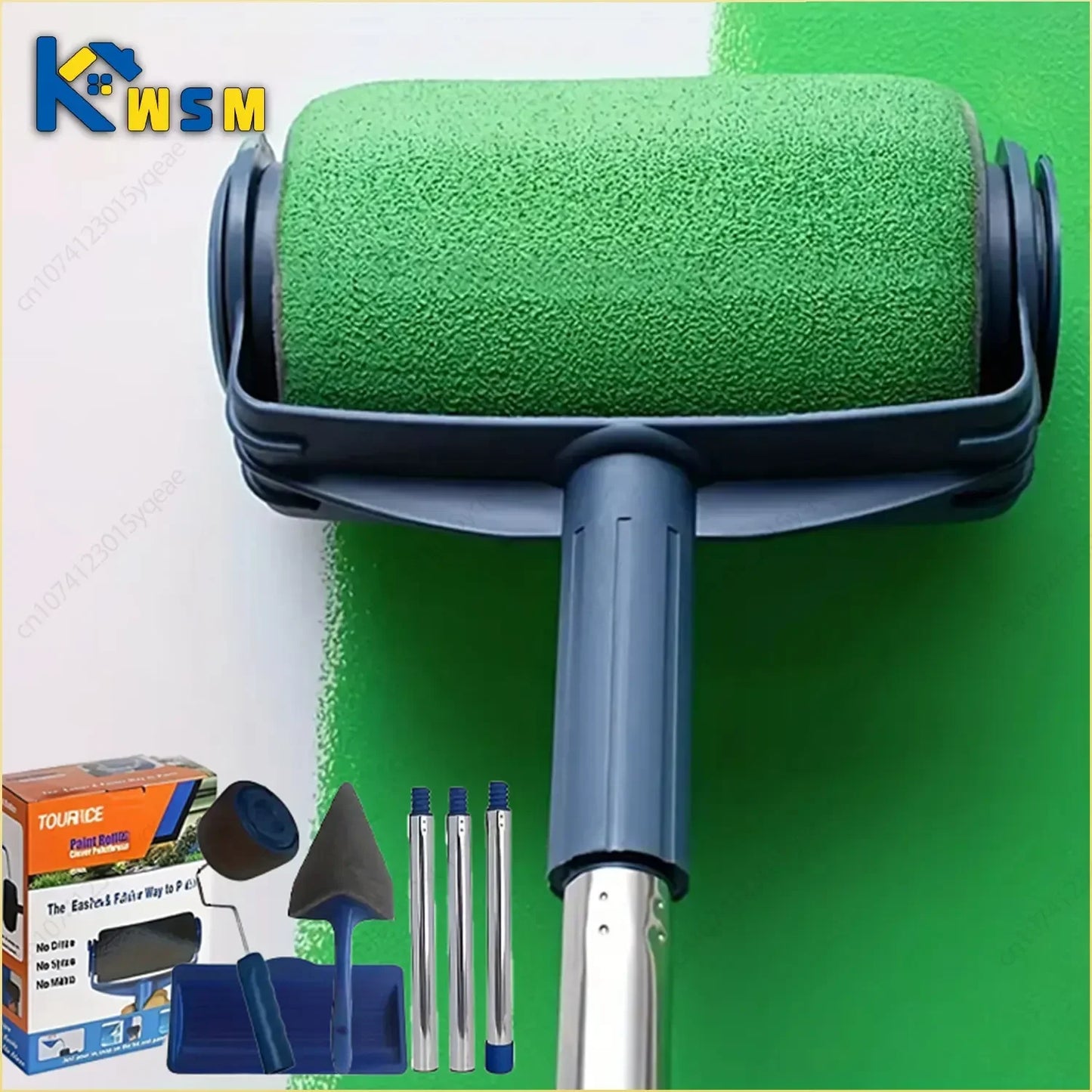 5-Piece Paint Roller & Brush Set – Wall, Corner & Edge Kit