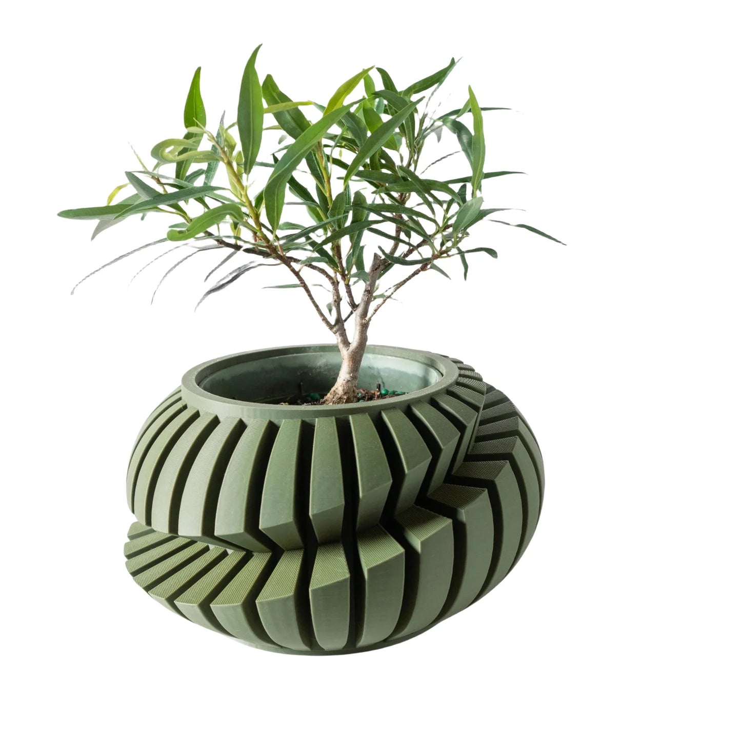 3D Printed Geometric Flower Pot | Eco-Friendly PLA Planter