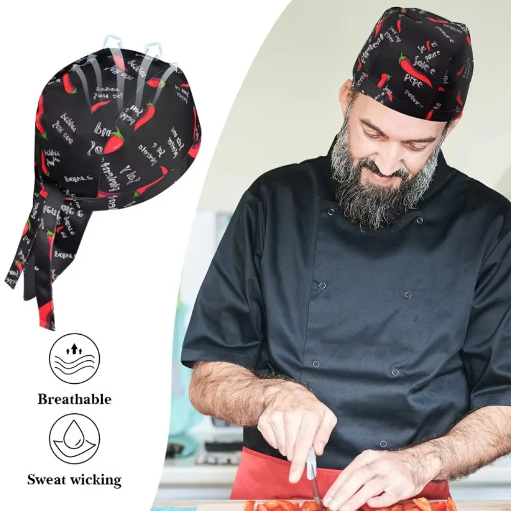 Unisex Chef Pirate Hat | Adjustable Kitchen Cap for Cooks & Bakers