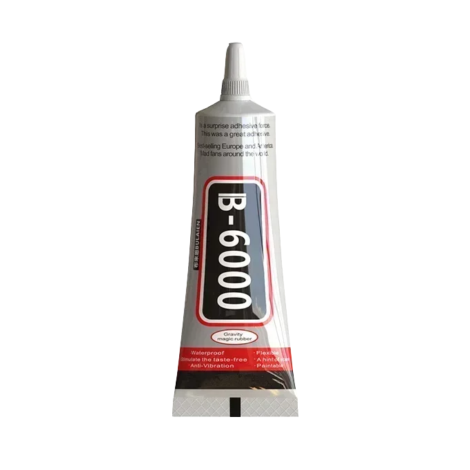 B6000 10ml Rhinestones Crystal Adhesive Mobile Phone Screen Super Glue Repair Jewelry DIY Crafts Glass Supplies Peaceful Pleasures Health and Wellness 1PCS x 10ML