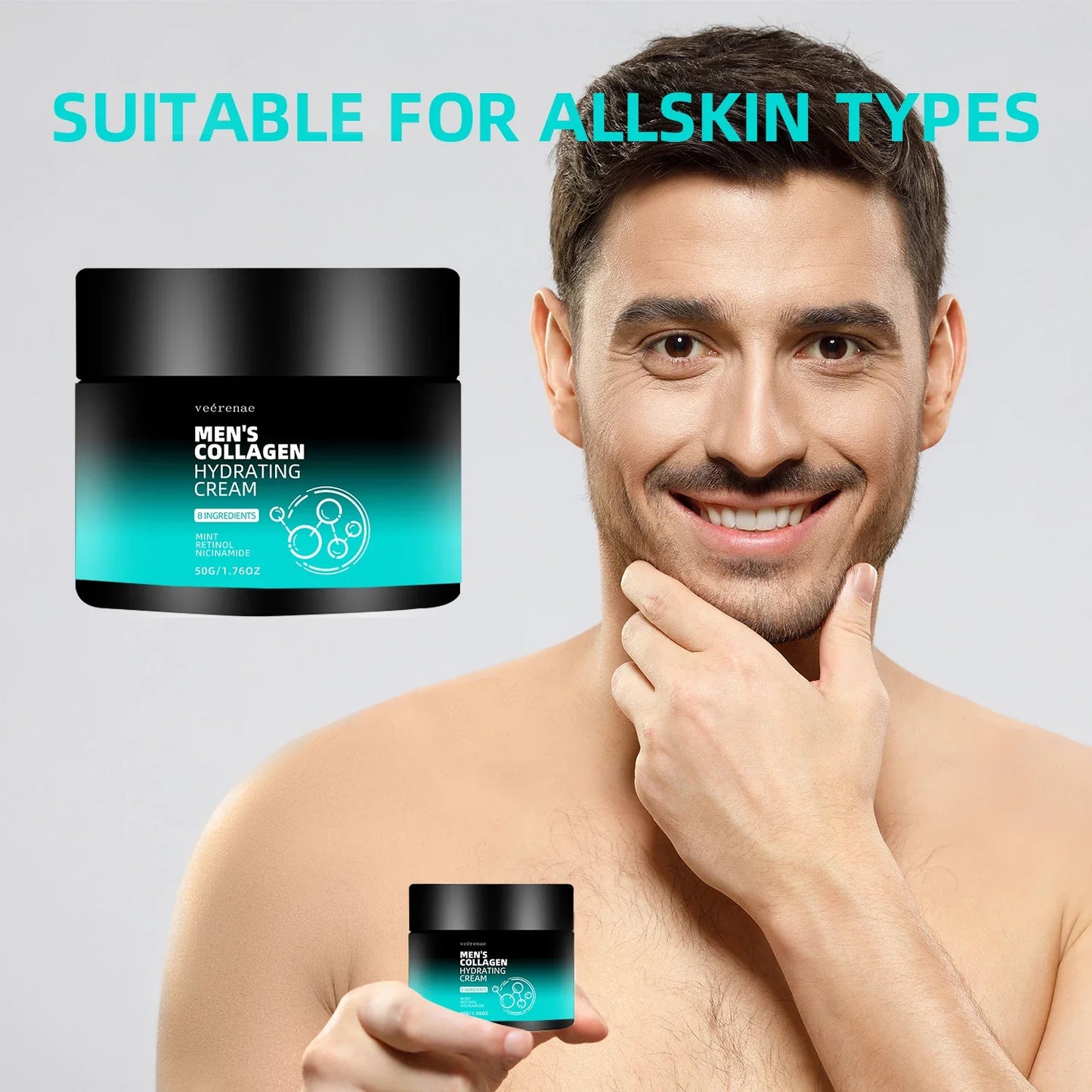 vérenae Men's Collagen Hydrating & Firming Face Cream
