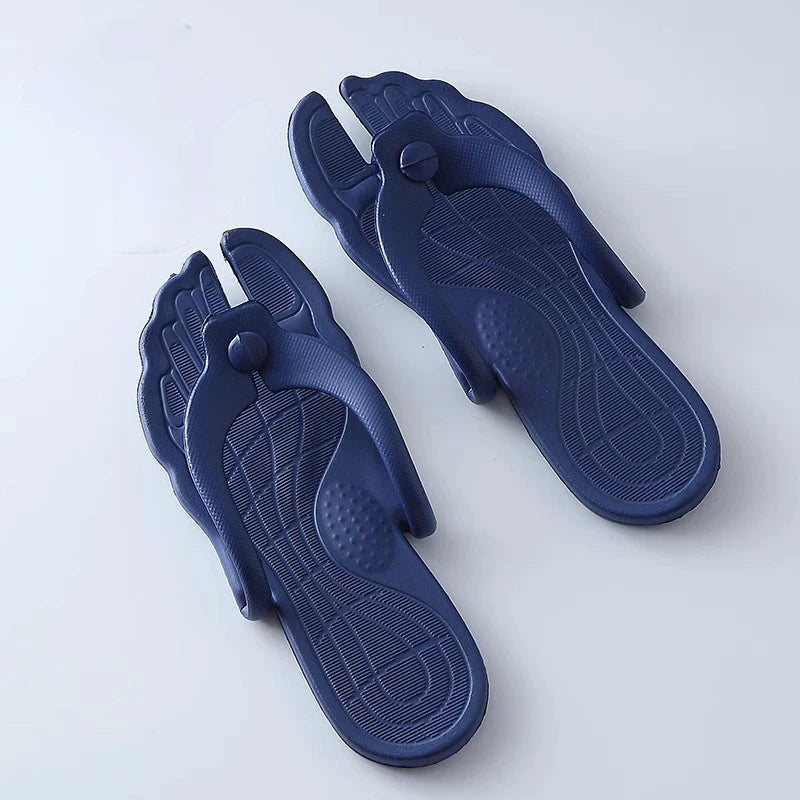 Foldable EVA Flip-Flops | Travel Portable Beach Slide Sandals