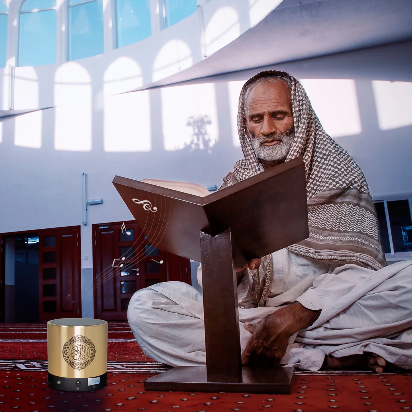 AyeBeau Quran Bluetooth Speaker – 19 Reciters, FM & Azan