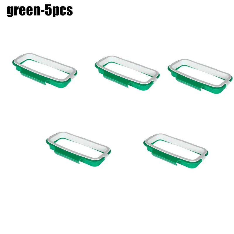 Kitchen Cabinet Hanging Trash Bag Holder Rack | Eco Plastic