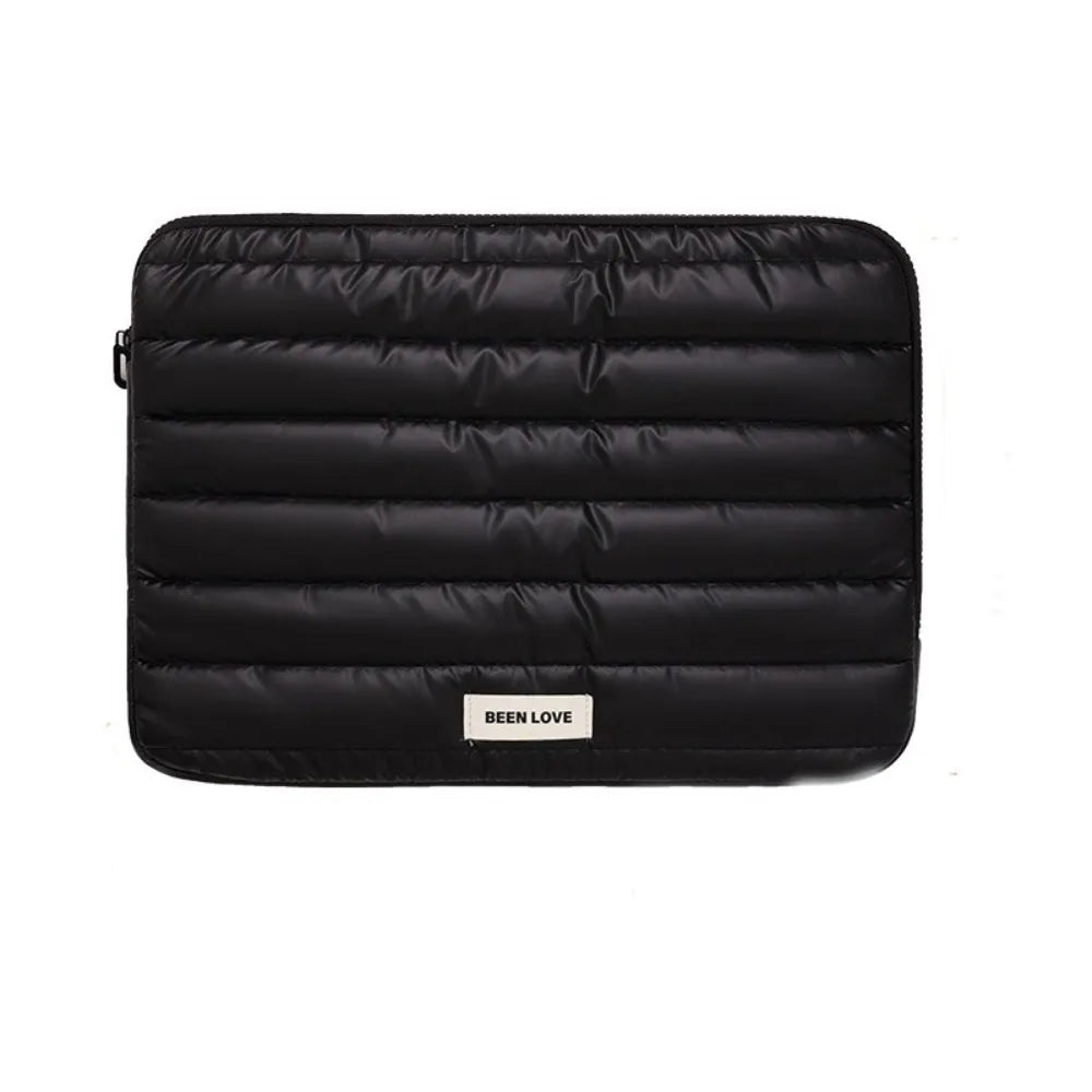 14Inch Laptop Sleeve Cover Bag Soft Case Lightweight Computer Protective Case Korean Style Notebook Sleeve Pouch Tablet Supplies Peaceful Pleasures Health and Wellness Black