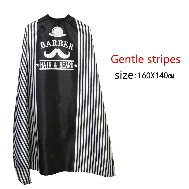 Hairdressing Coth Pattern Cutting Hair Waterproof Cloth Salon Barber Cape Professional Hair Stylist Retro Aprons Haircut Cape Peaceful Pleasures Health and Wellness Gentle stripes