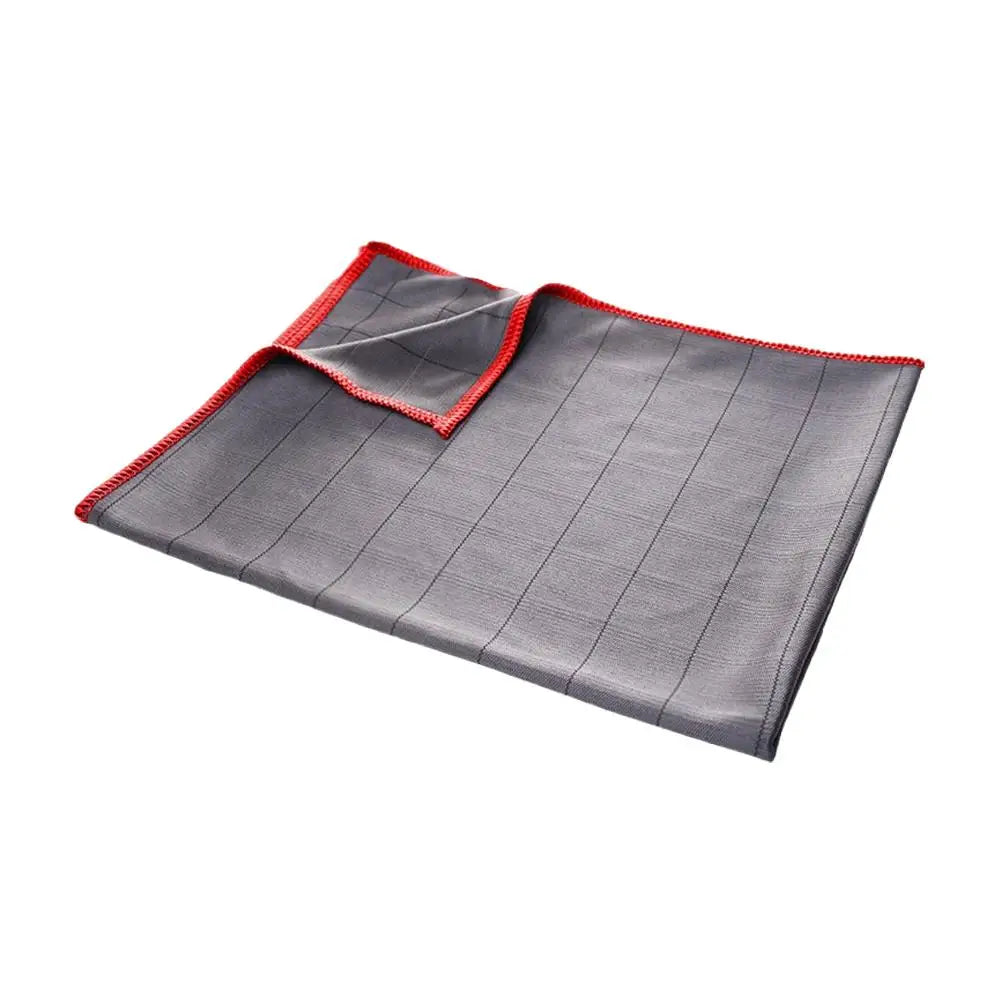 Lint Free Carbon Fiber Cleaning Cloth Glass Window Polishing Streak Free Miracle Easy Clean Rag Reusable for Kitchen Dish Peaceful Pleasures Health and Wellness C