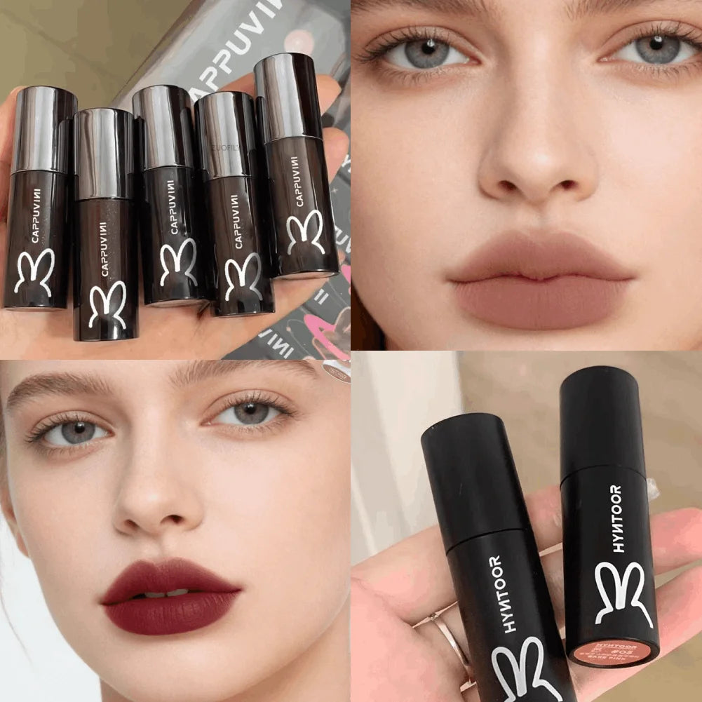 Matte & Mirror Gothic Nude Lip Mud | Moisturizing Lipstick