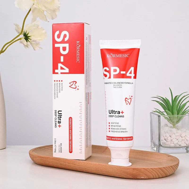 SP-4 Probiotic Brightening Toothpaste | Amino Acid Fresh Breath 100g