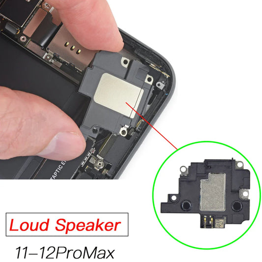 iPhone 11 & 12 Pro Max Bottom Speaker Buzzer Ringer Assembly Phone Speaker Assembly Oasis Select