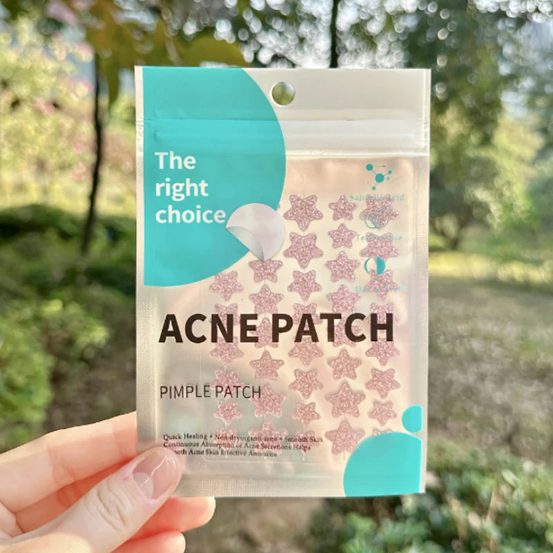 40-Pack Hydrocolloid Acne Patches – Invisible Overnight Blemish Dots
