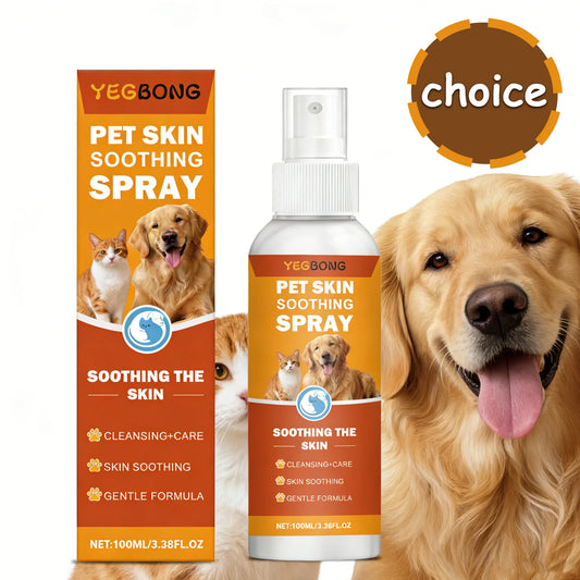 YEGBONG Pet Skin Soothing Spray – Itch Relief Dogs & Cats Pet Skin Spray Peaceful Pleasures Health and Wellness Default Title