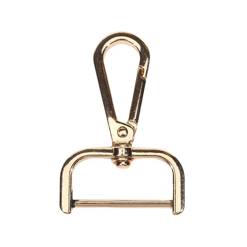 Bag Buckle Accessories Hardware Lock Buckle Metal Buckles Thickened Bag Strap Hanging Buckle Backpack Accessories Buckle Peaceful Pleasures Health and Wellness Light Gold 3.2cm