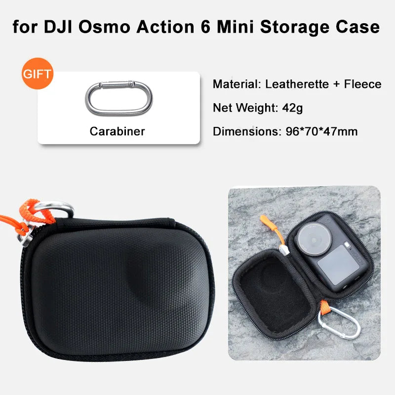 DJI Osmo Action 6 Hard Shell EVA Carrying Case & Protective Bag