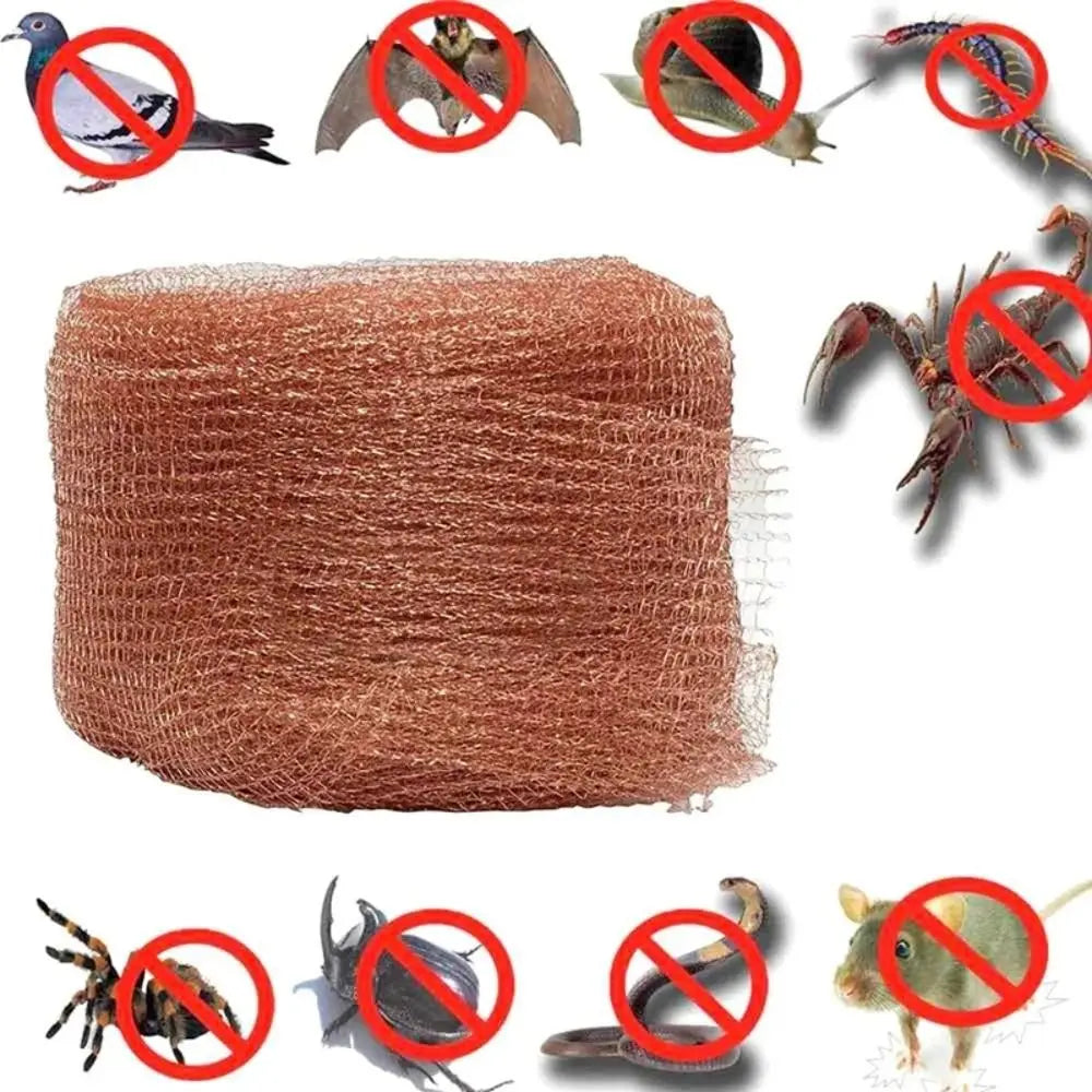 Pure Copper Wire Mesh – Rust-Free Pest & Slug Filter Screen