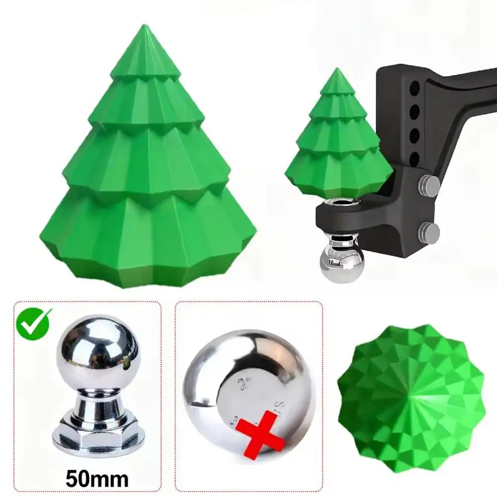 Christmas Hat Tow Bar Cover – 50mm Universal Hitch Cap