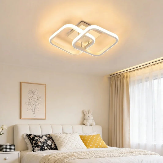 22W Modern LED Ceiling Light | 3-Color Dimmable Surface Mount LED Ceiling Light Peaceful Pleasures Health and Wellness