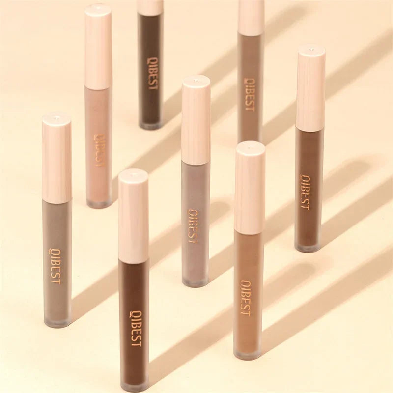 8-Color Matte Nude Liquid Eyeshadow | Waterproof & Long-Lasting