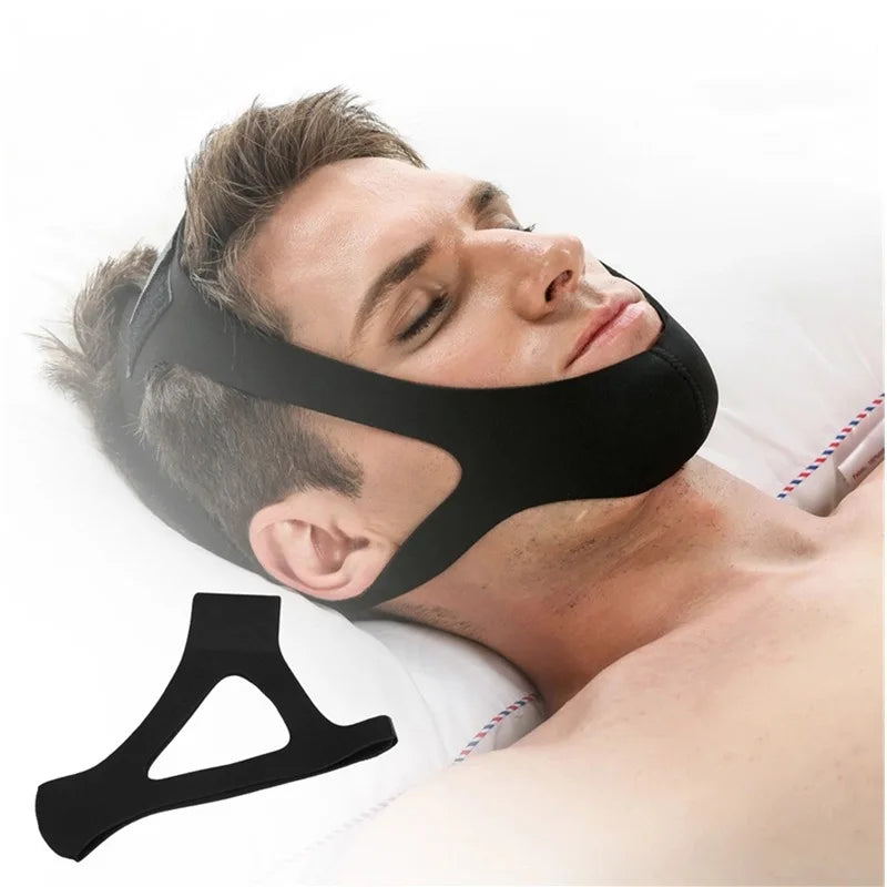 Neoprene Anti-Snore Chin Strap | Adjustable Jaw Sleep Support