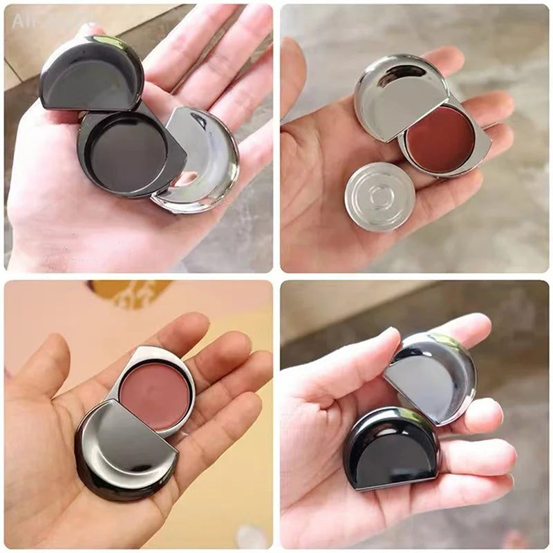 Magnetic Slide Top Tin Containers DIY Lip Balm & Crafts – Set of 6