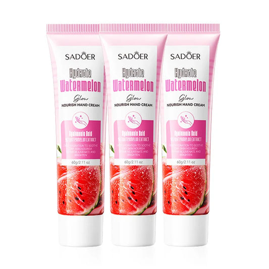SADOER Niacinamide Watermelon Hand Cream 3-Pack – Moisturizing Hand Cream Set Peaceful Pleasures Health and Wellness 3pcs