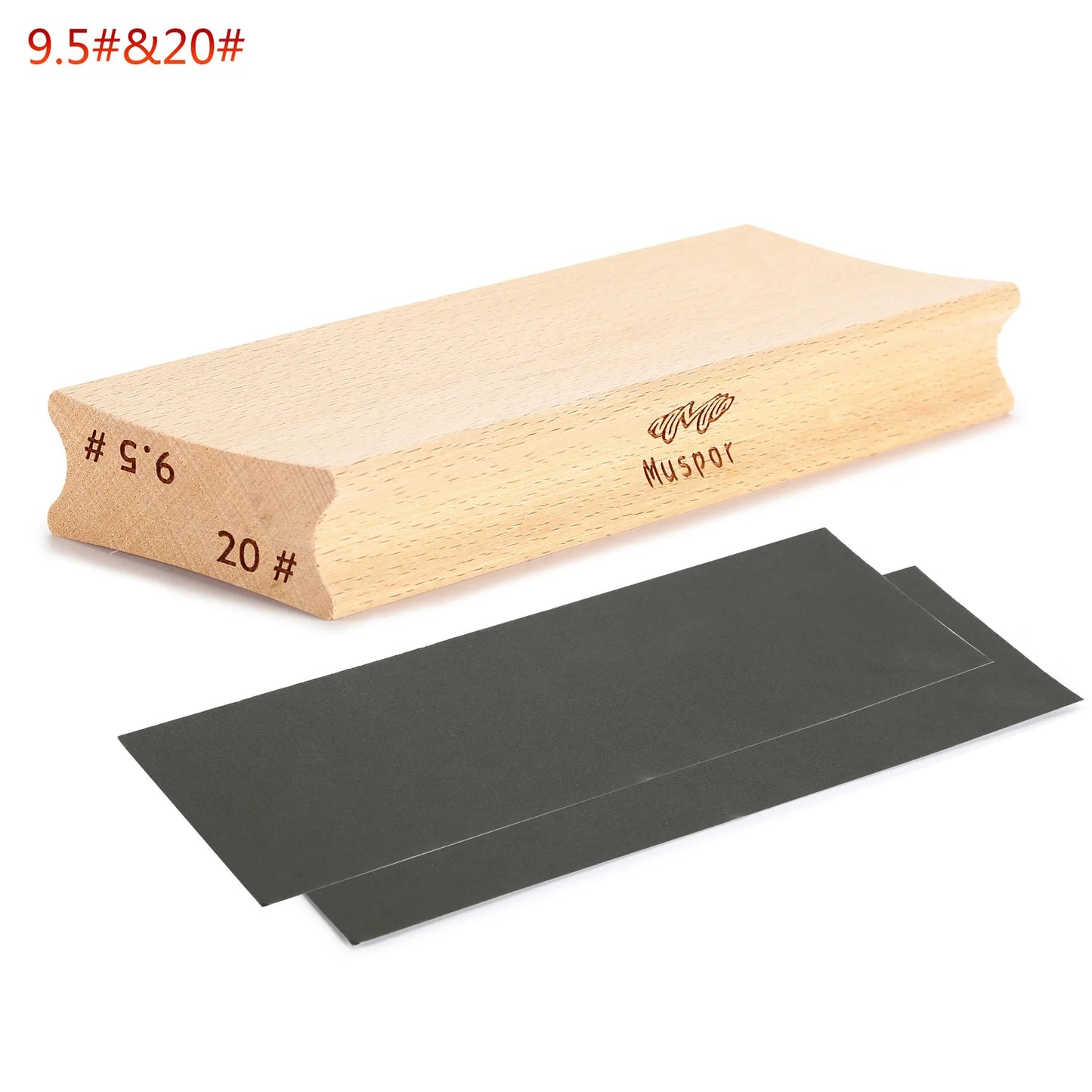 Muspor Dual-purpose Guitar Fretboard Radius Sanding Block Leveling