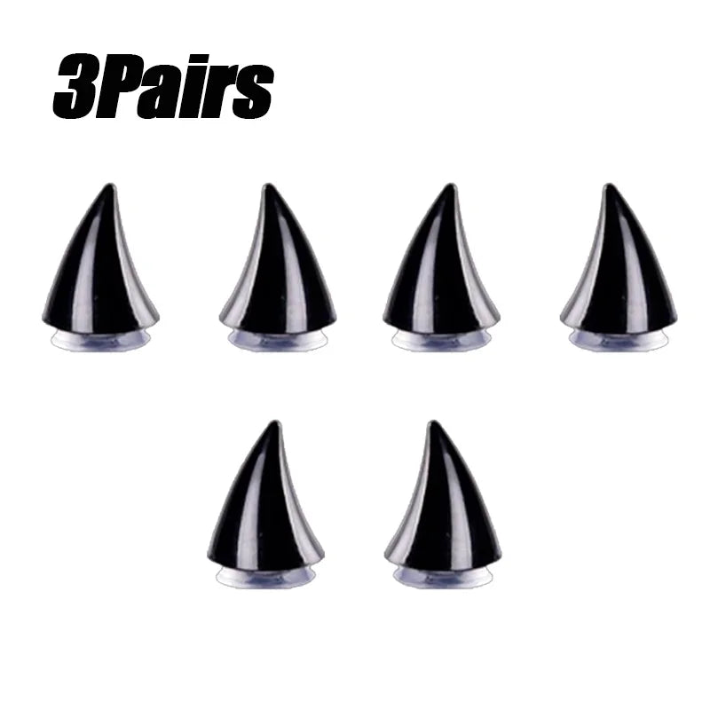 Devil Horn Helmet Suction Cup Decoration – Bull Horns