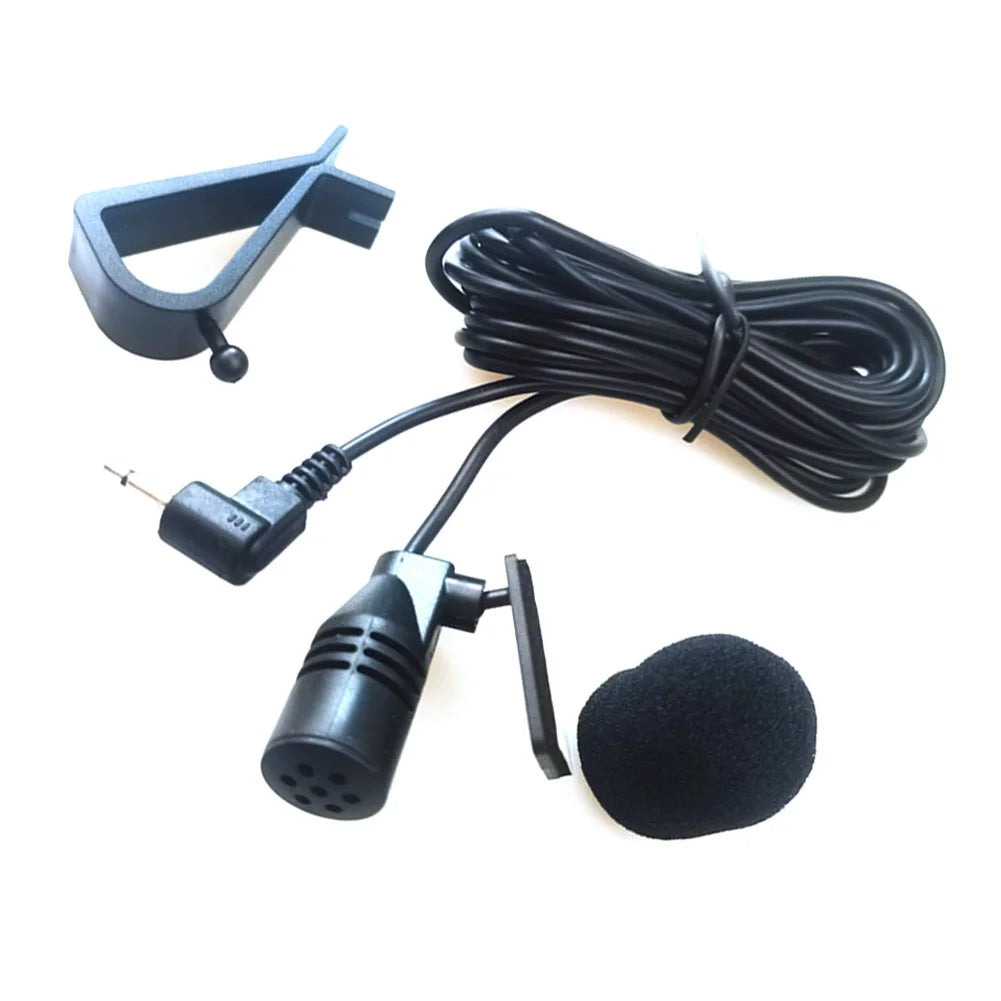 Car Audio Microphone 3.5mm Wired Clip Mic for DVD Radio – 3m